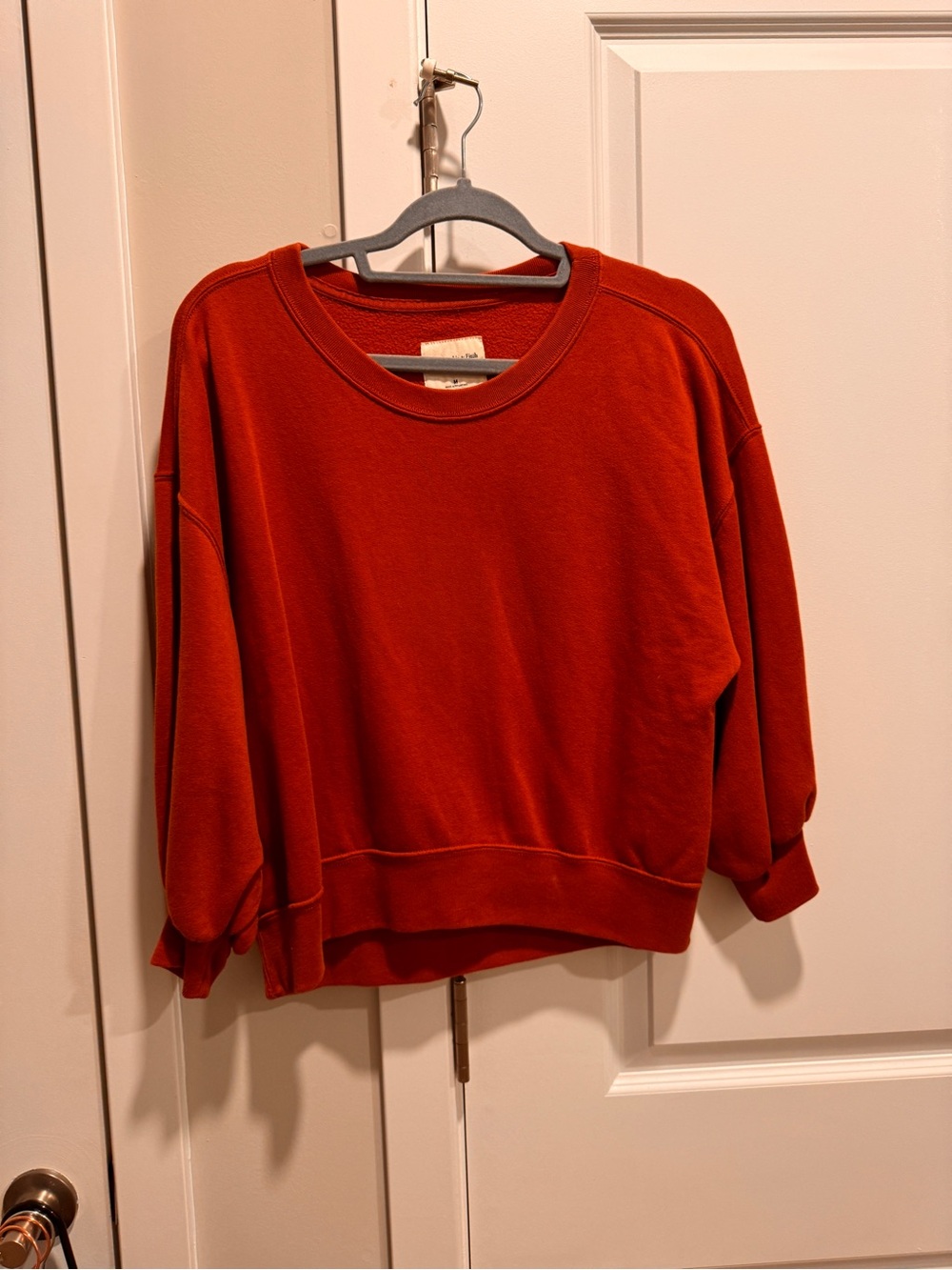 Women’s Relaxed Tercotta Sweatshirt M Abercrombie and Fitch
